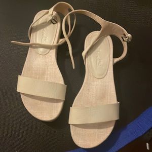 Beautiful ankle strap sandals.